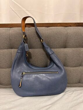 Vintage Coach 9621 hobo shoulder bag Blue